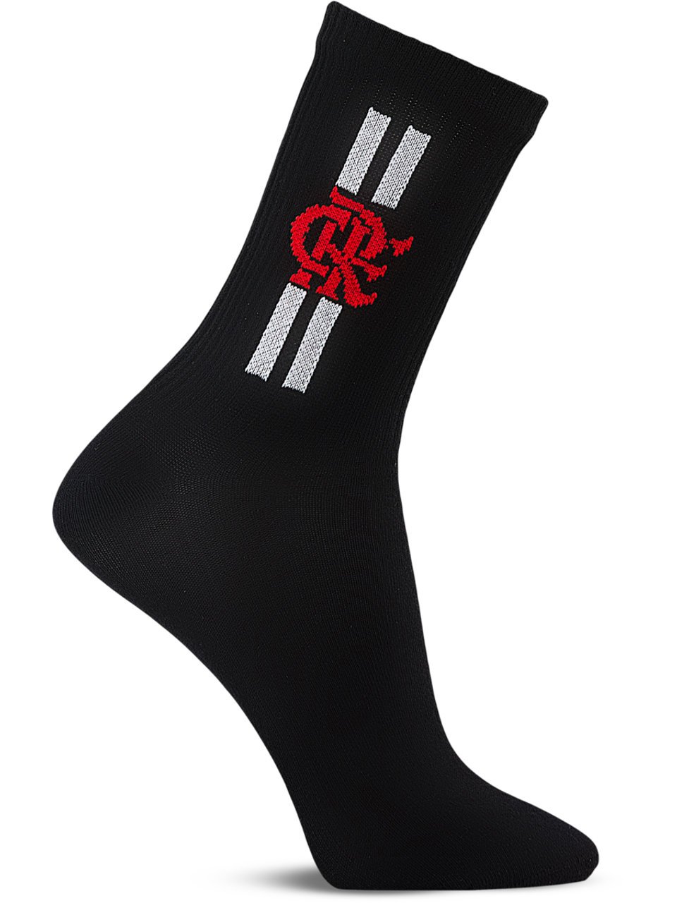 Meia Flamengo Rikam Esporte Fino Prt Listra 38 A 43