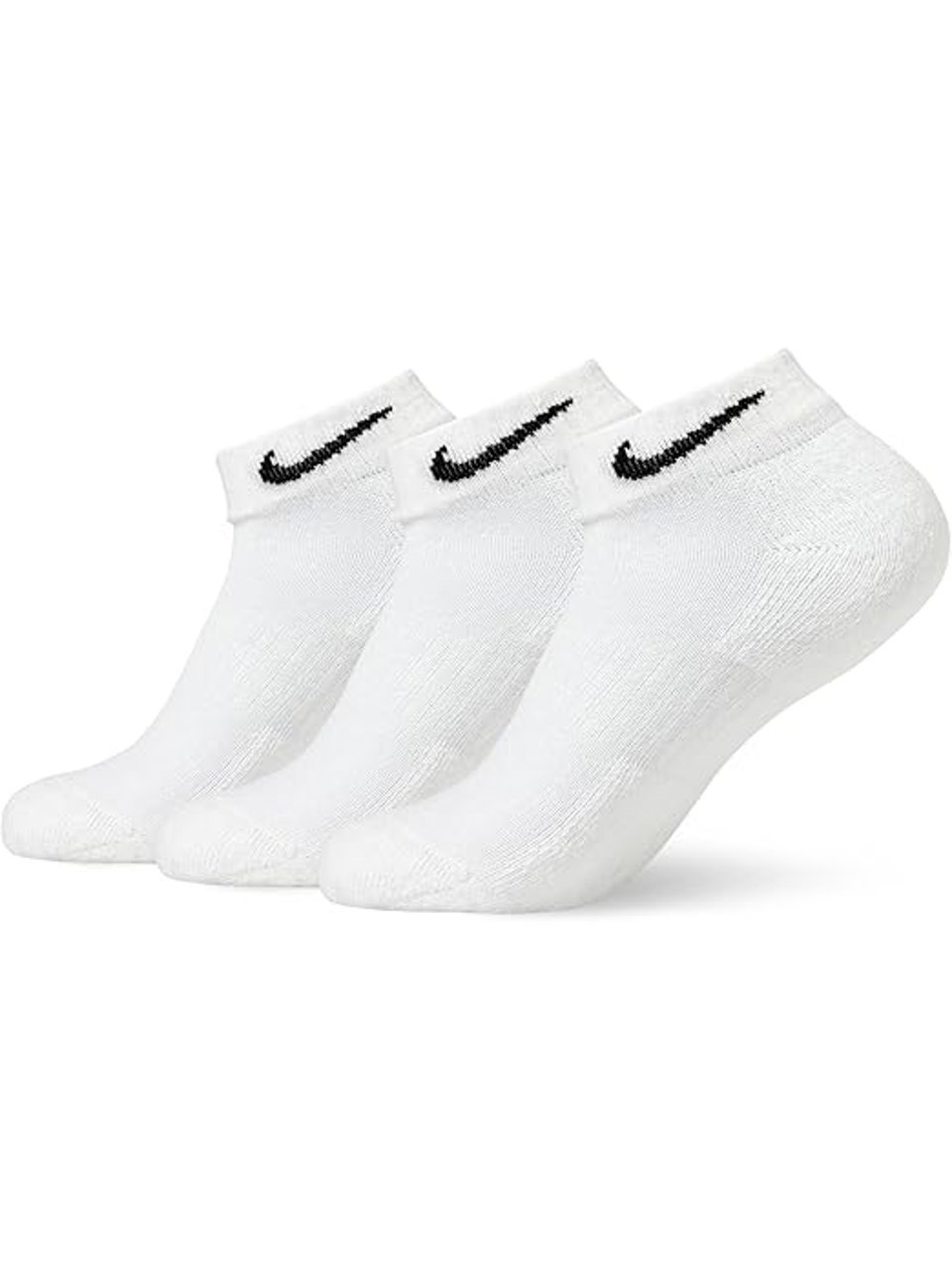 Kit 3 Meias Nike Cano Baixo Branca 39 A 43