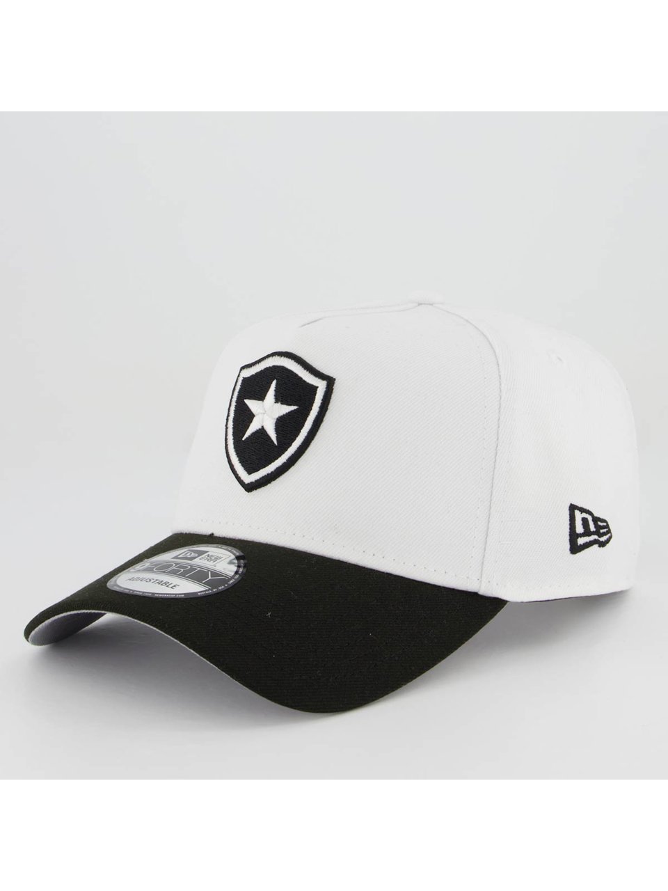 Bone Botafogo New Era 9Forty Futebol Branco