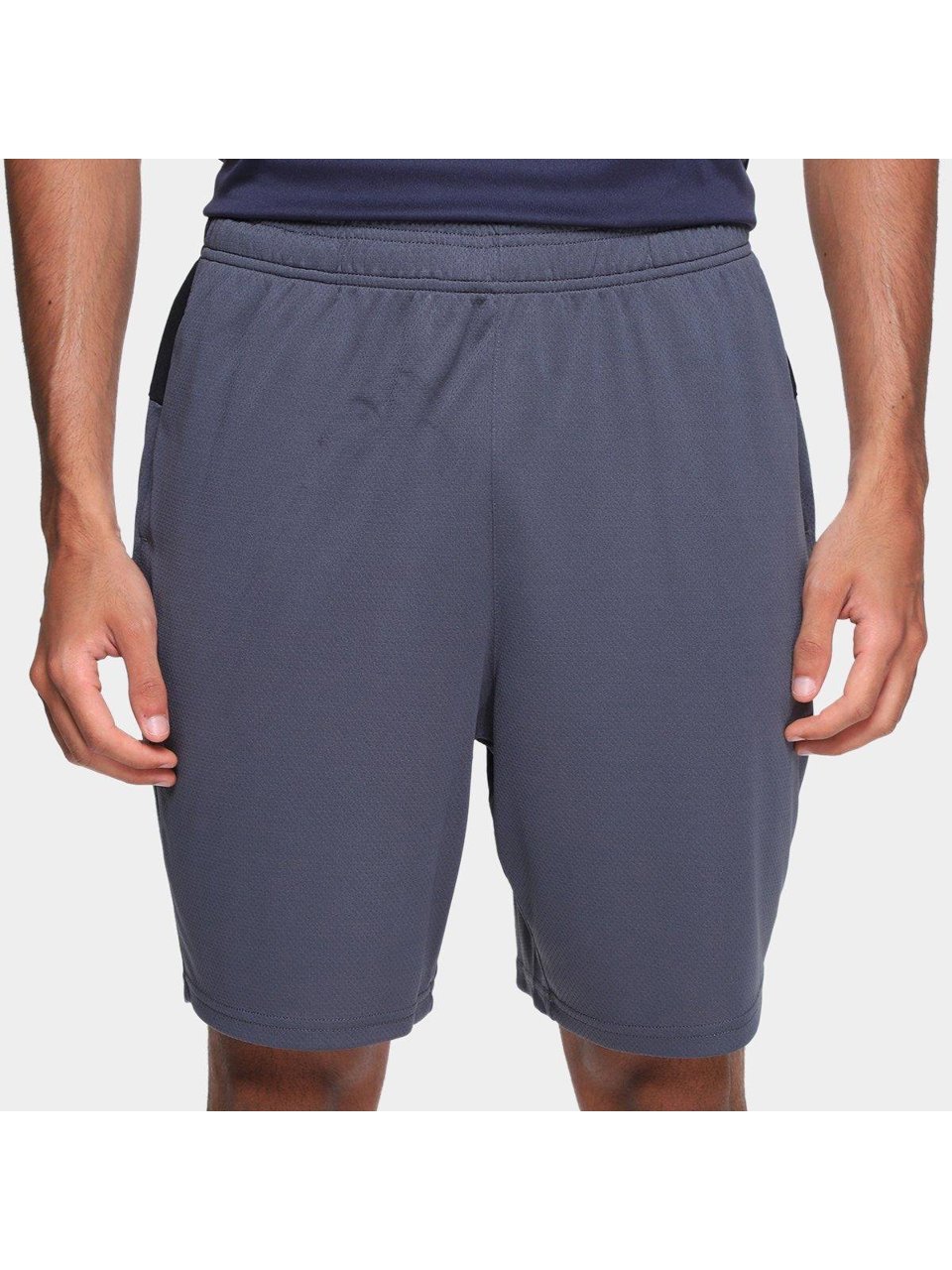 Bermuda Olympikus Line Mesh 7 Cinza