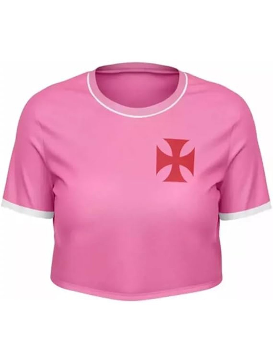 Cropped Vasco Nori Rosa Braziline