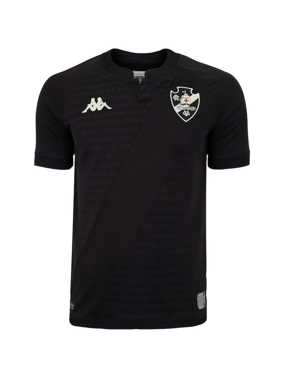 Camisa Vasco Goleiro Oficial 3 Kappa 24/25 Preto