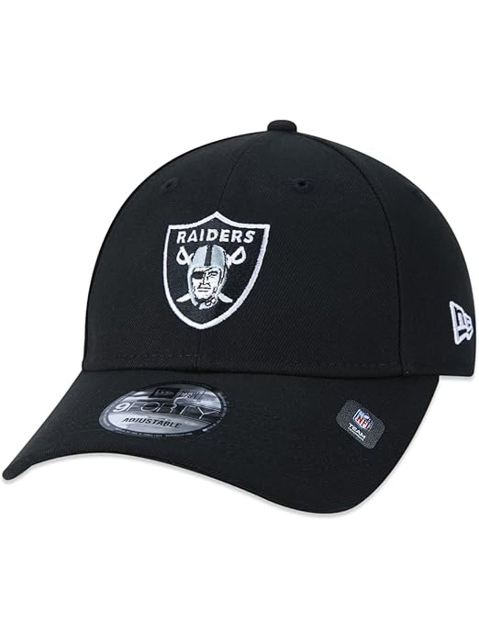 Boné Raiders New Era 9forty Nfl Aba Curva Preto
