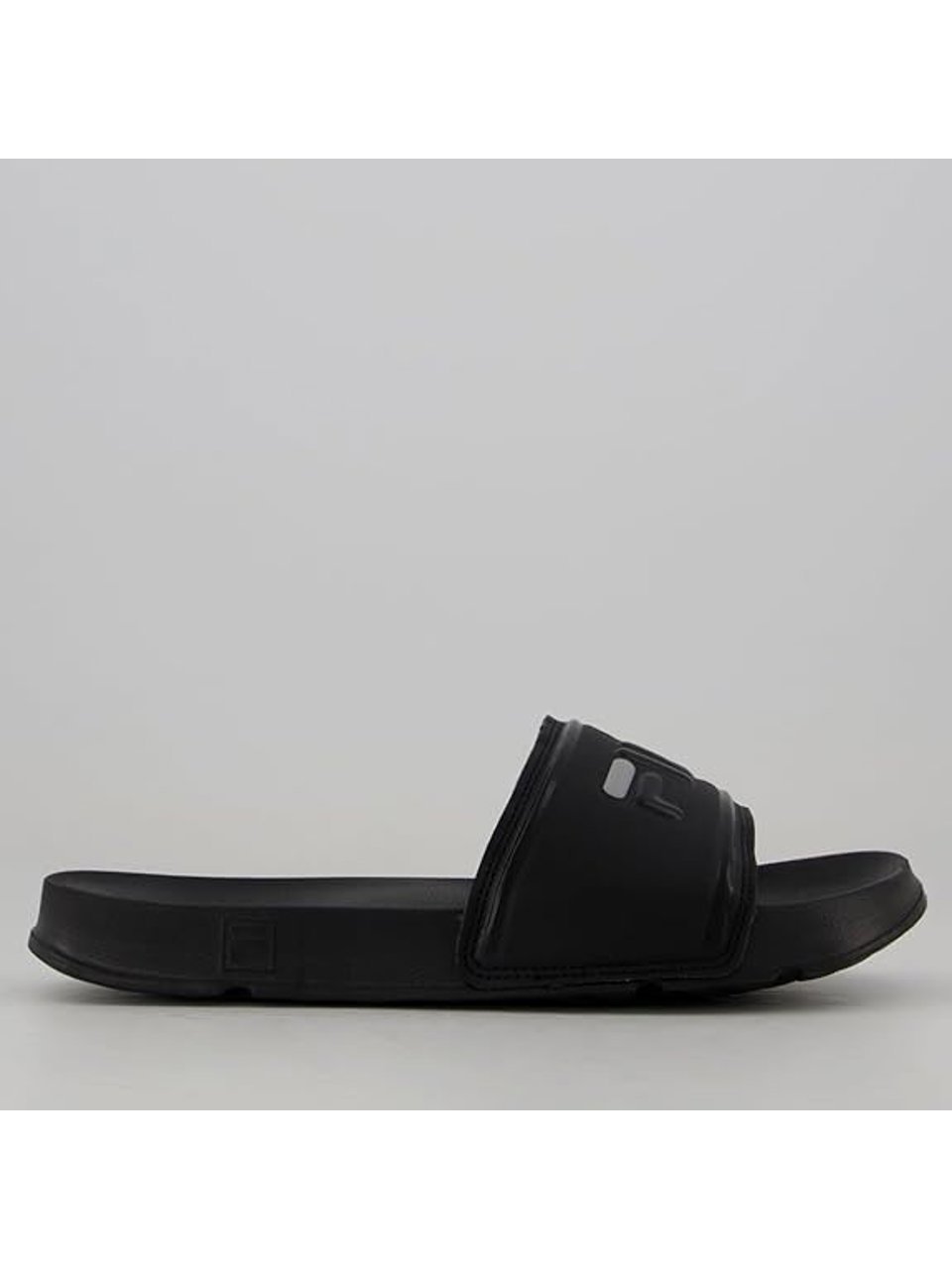 Chinelo Fila Drifter Stripes Masculino Preto Cinza