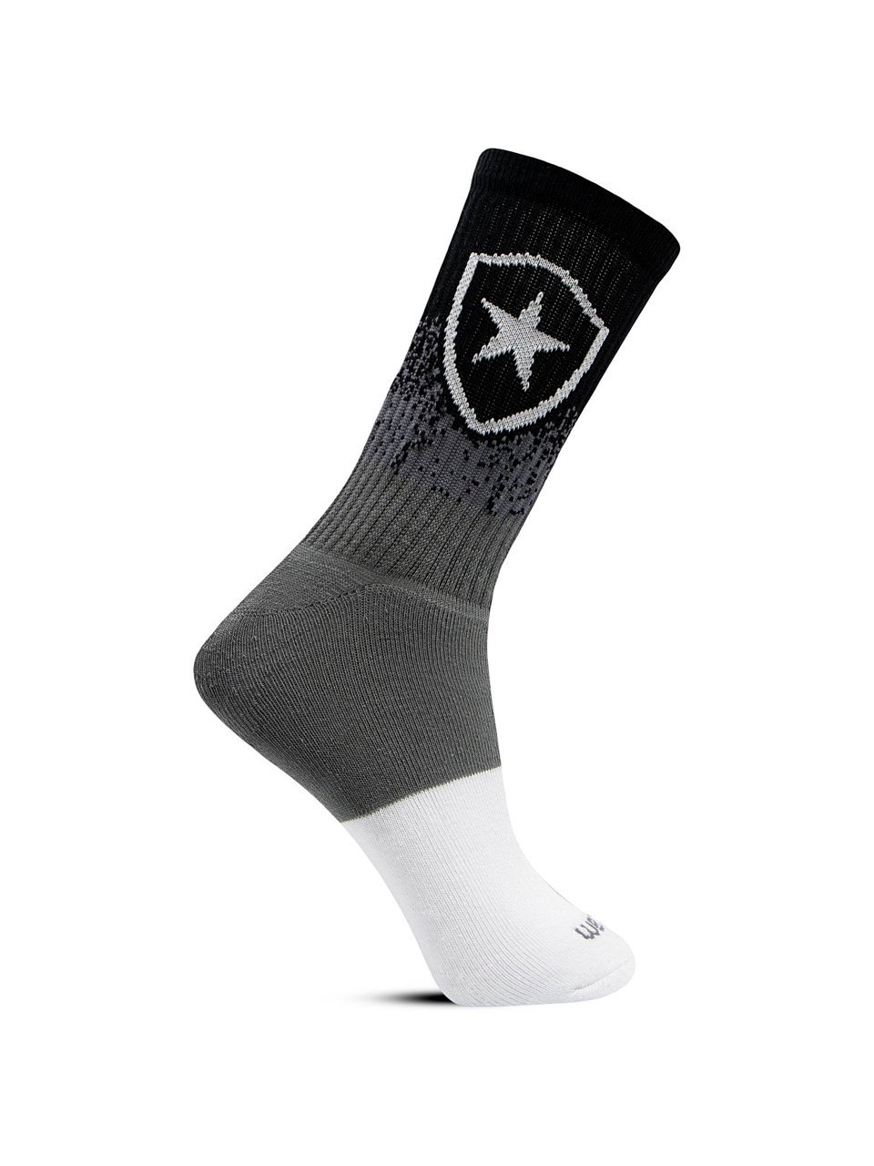 Meia Botafogo Esportiva Rikam 38 A 43 Branco Cinza e Preto