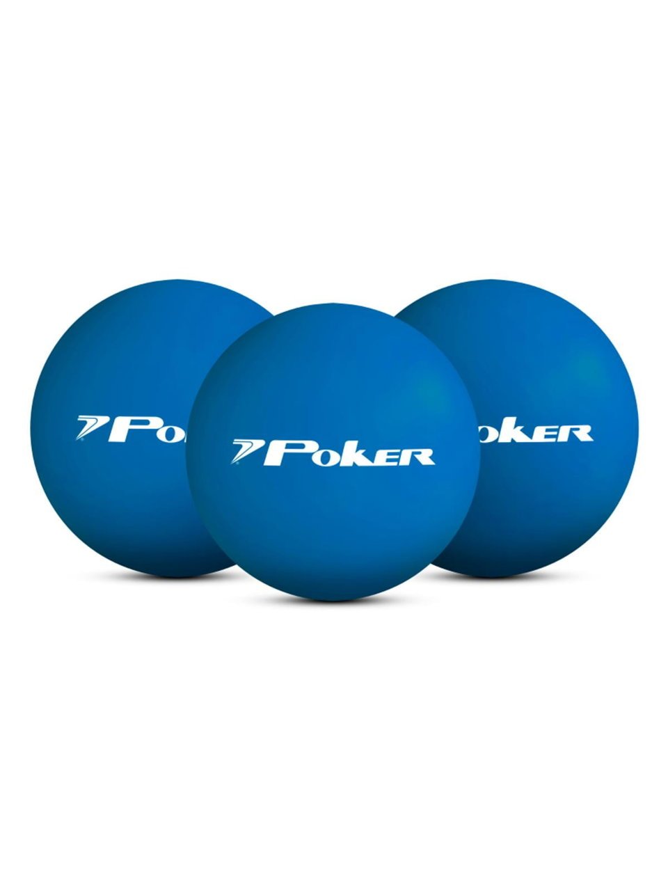 Kit Poker Bola De Frescobol Azul