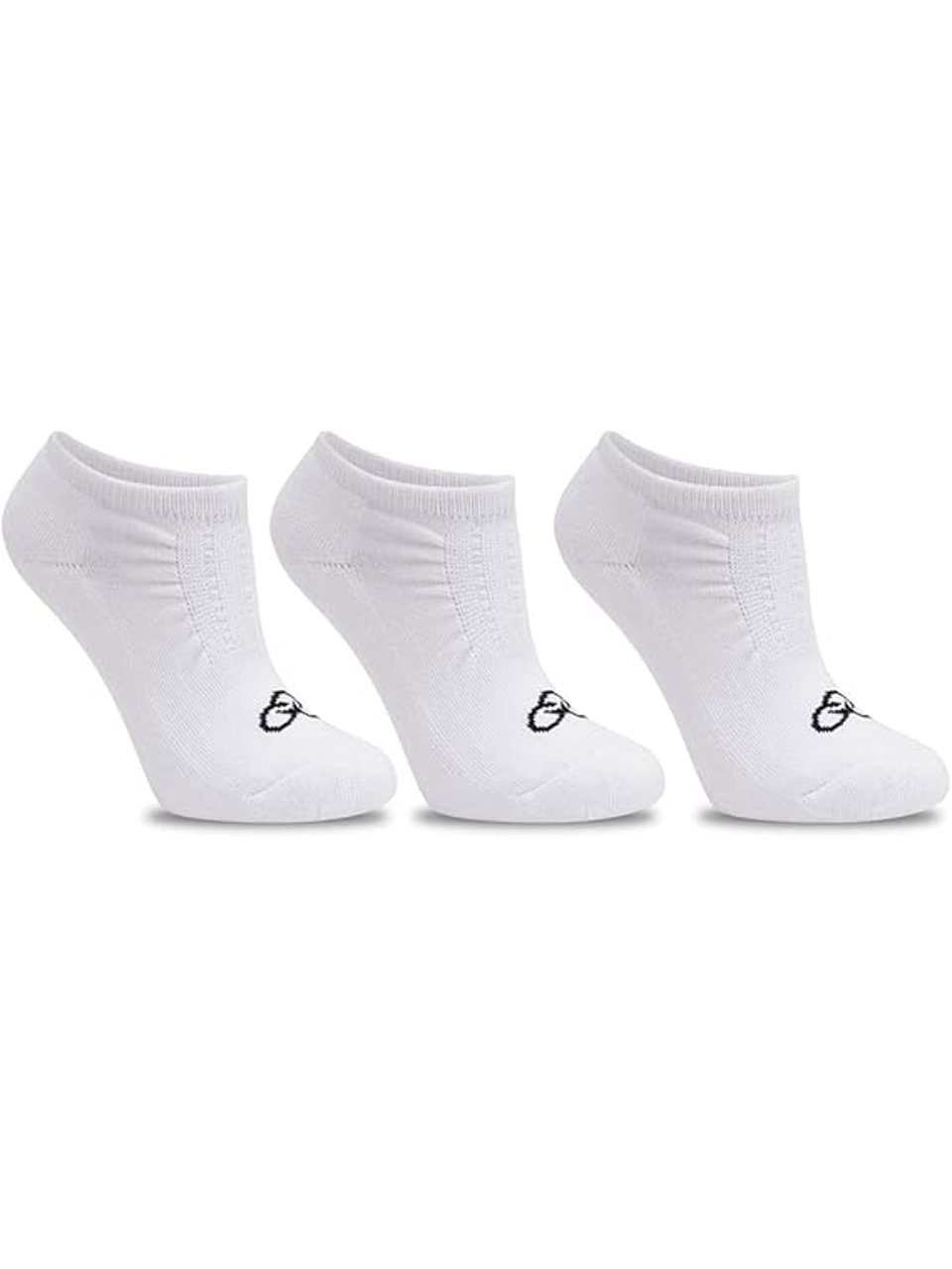 Kit 3 Meias Olympikus Invisível Branco 39 a 44