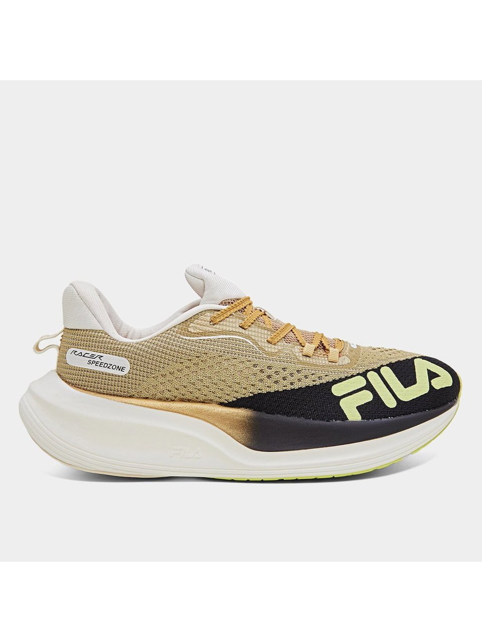 Tênis Fila Racer Speedzone Feminino Dourado Preto