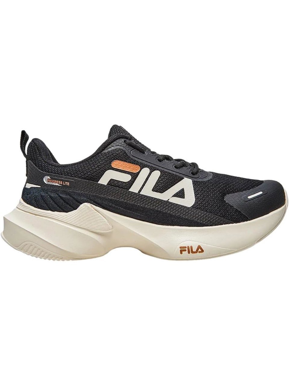 Tênis Fila Progress Lite Feminino Preto Bege