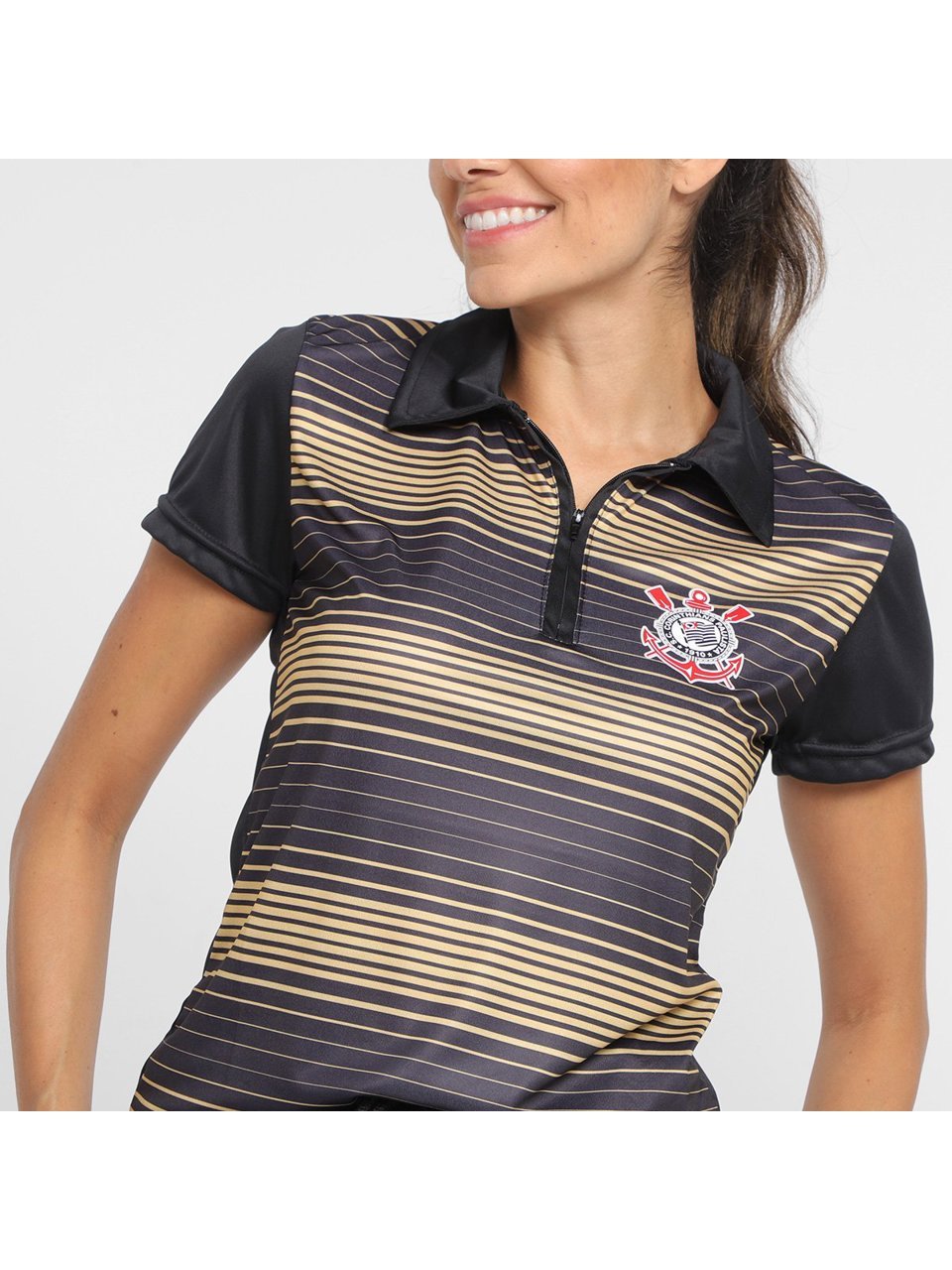 Camisa Polo Corinthians Patmos Spr Feminina