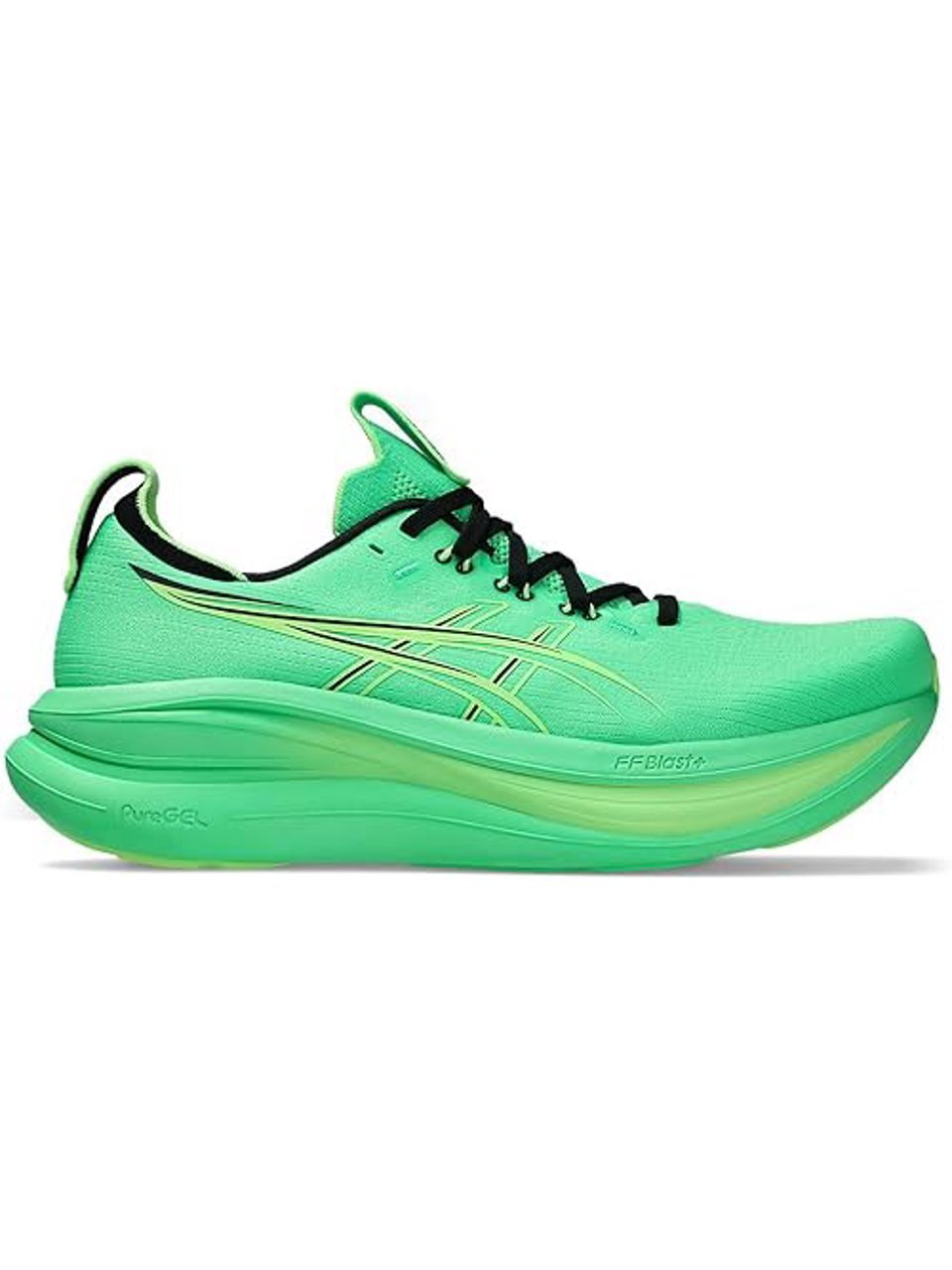 Tênis de Corrida Asics Gel-Nimbus 28 Verde Masculino