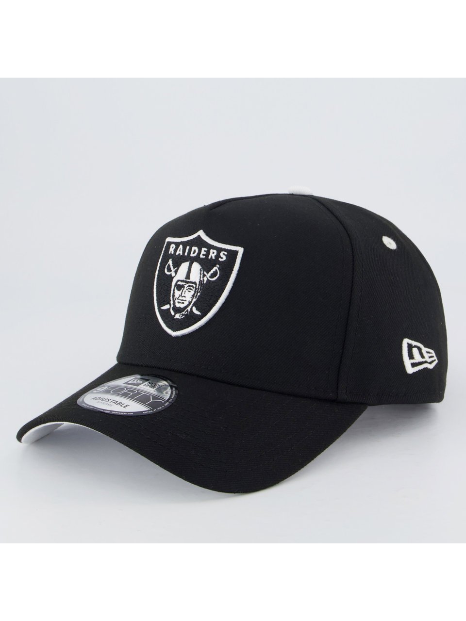 Boné Raiders New Era Core 9forty Preto