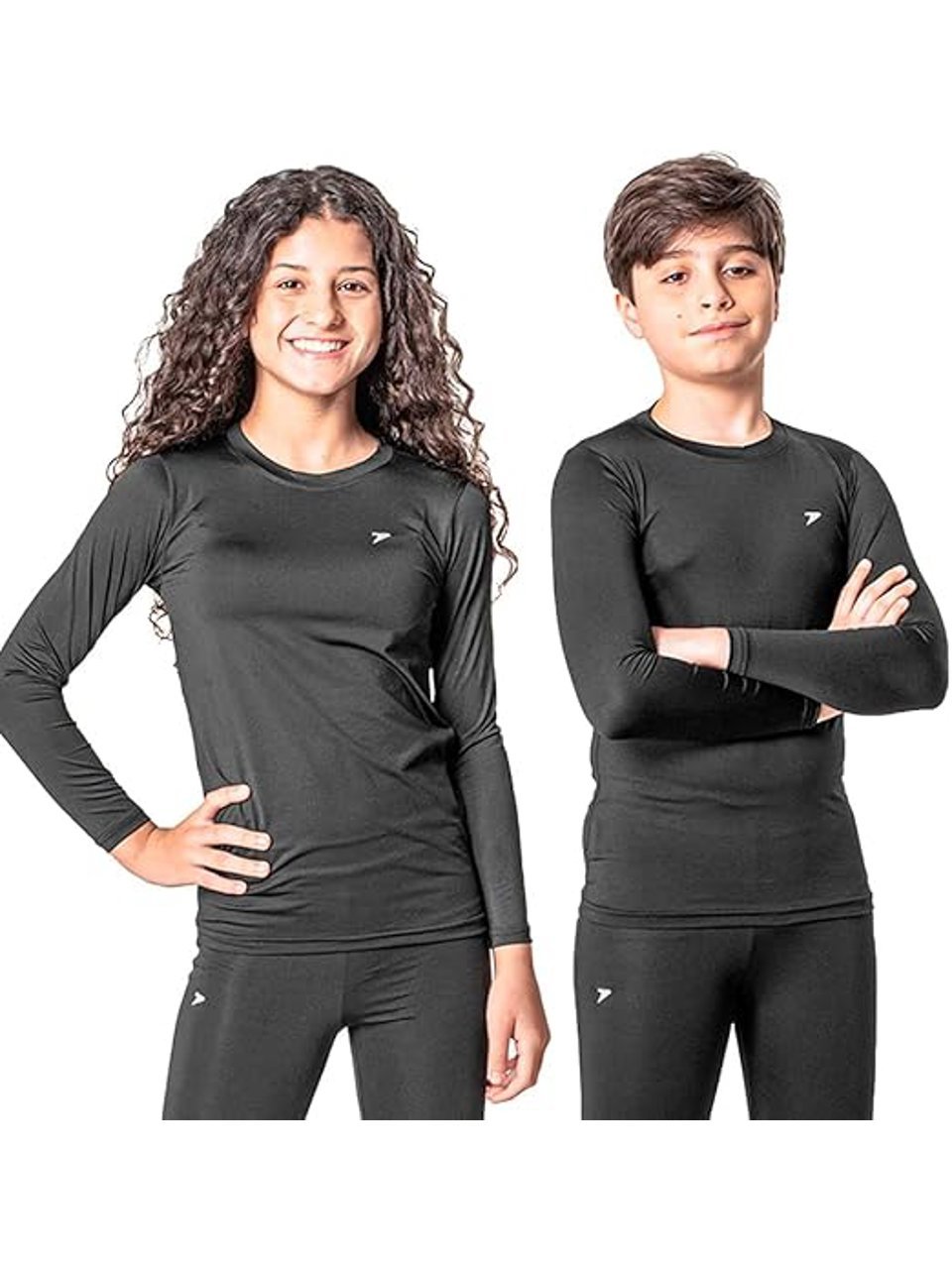 Camisa Térmica Poker Ski Basic Iii M/L Infantil Preto