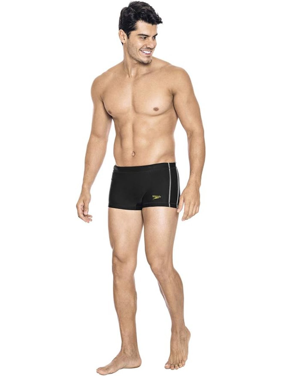 Sunga Speedo Hidroshort Contrast Adul - Preto