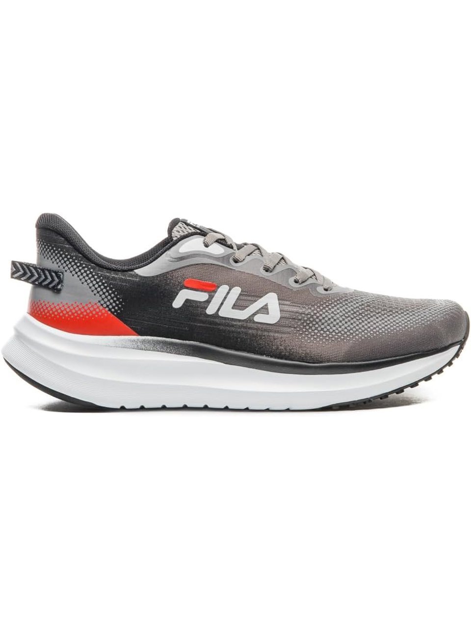 Tênis Fila Racer Sky Masculino Cinza Vermelho Preto