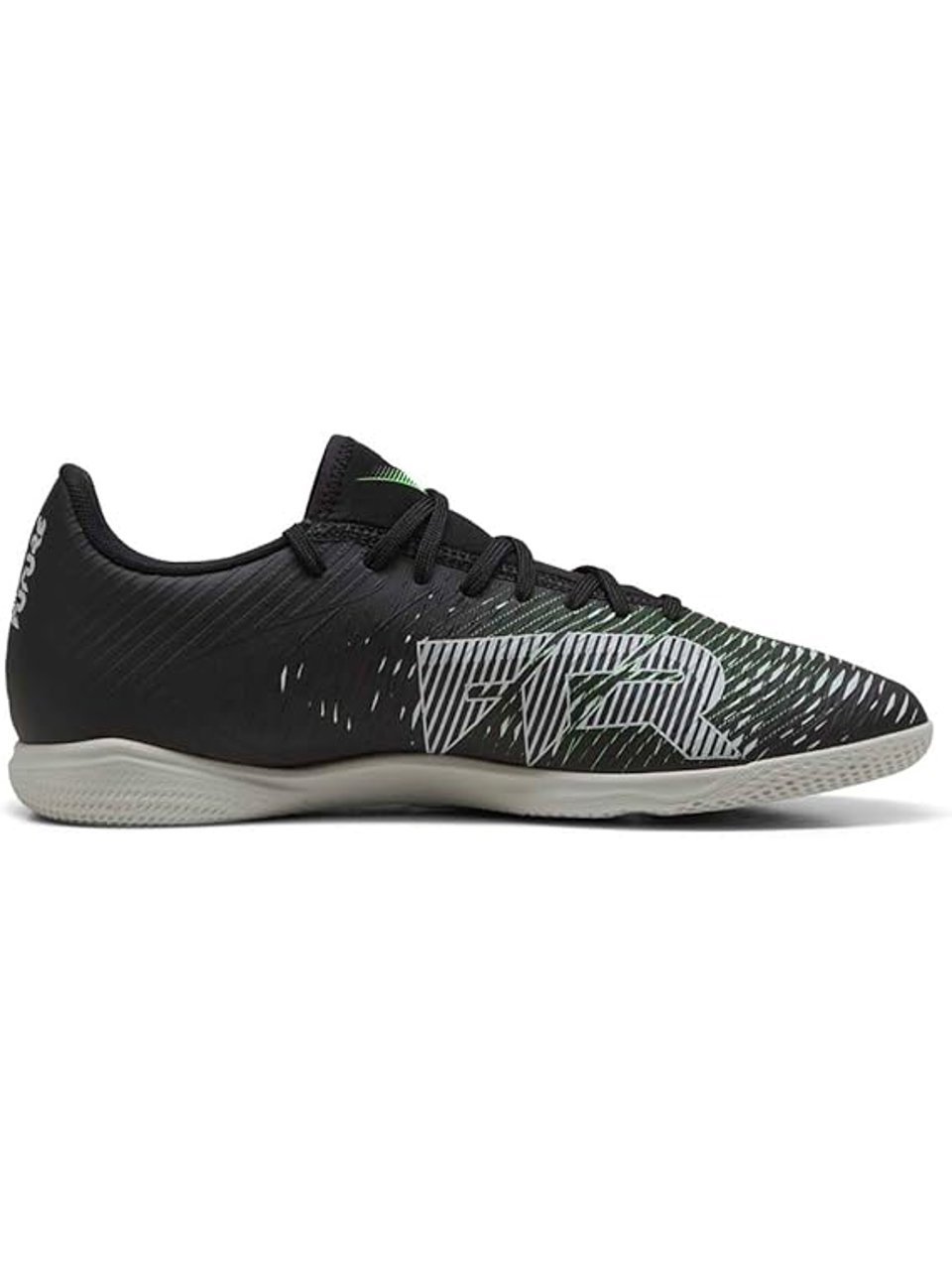 Chuteira Futsal Puma Future 8 Play Preto e Branco