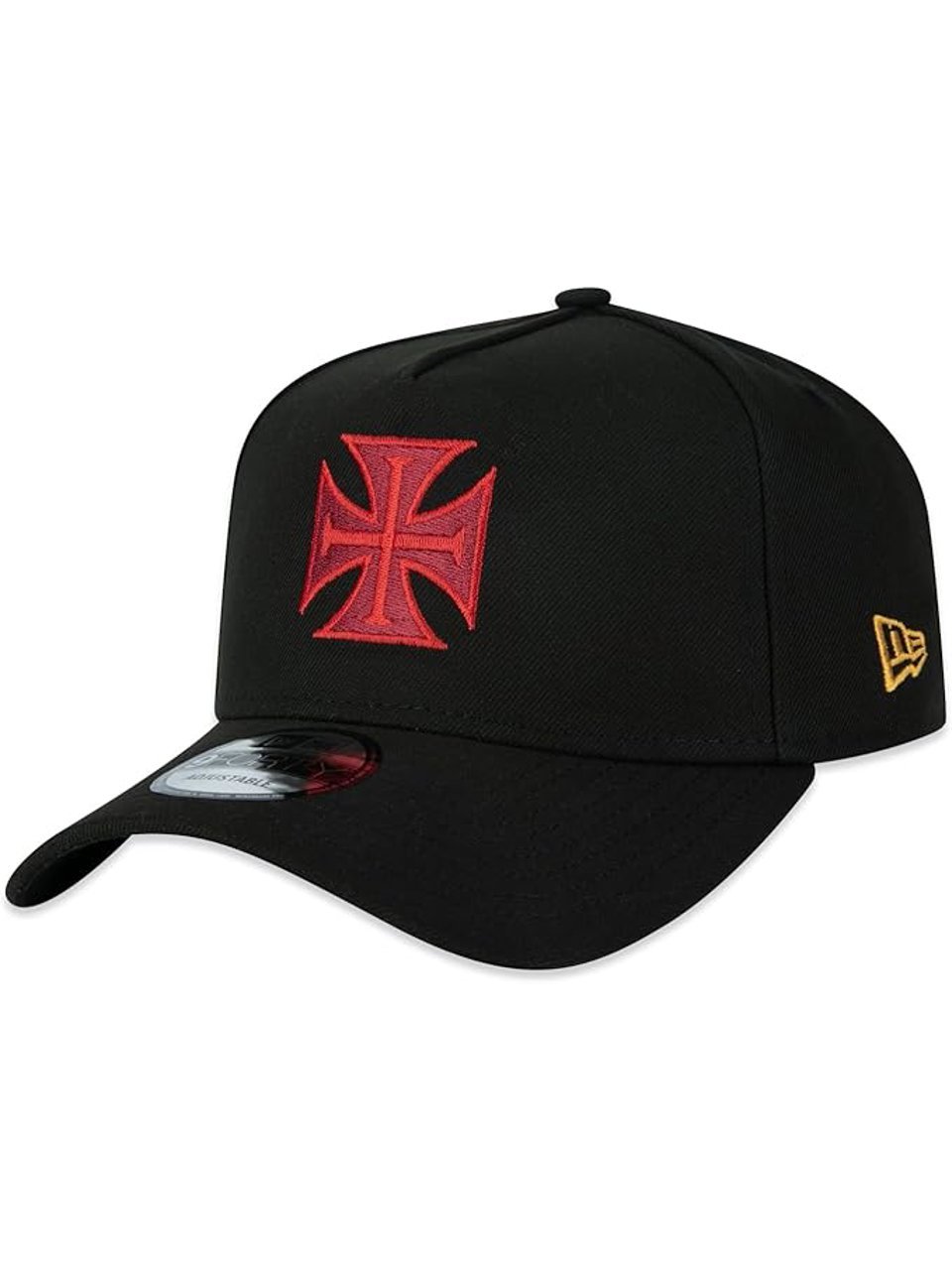 Boné Vasco New Era 9forty Cruz De Malta Preto