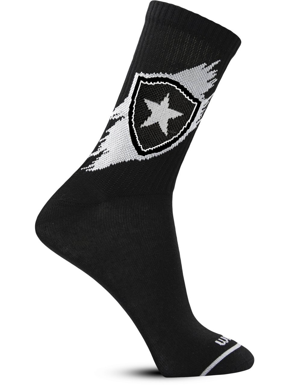 Meia Botafogo Mancha Escudo Rikam 38 A 43 Preto