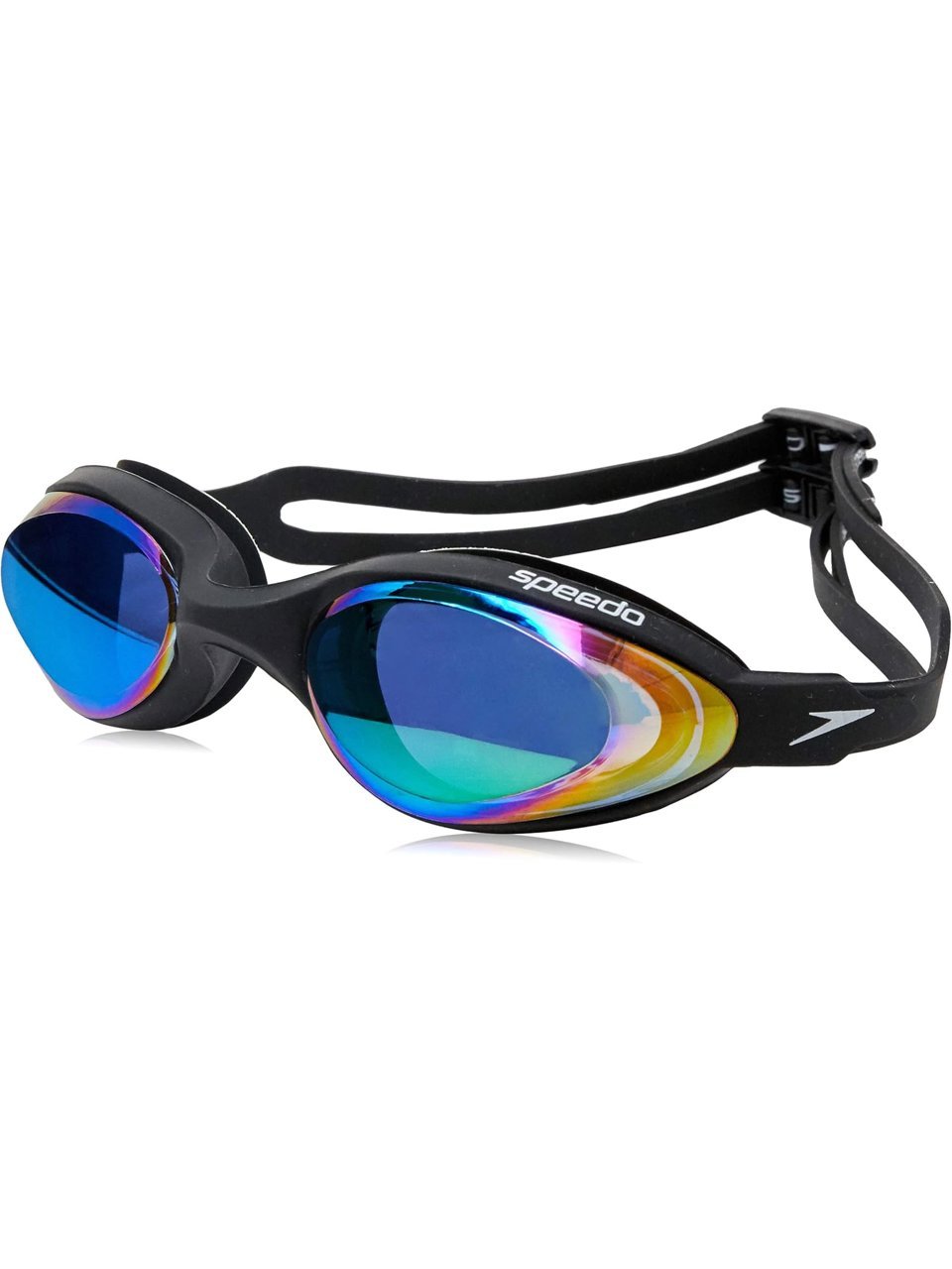 Óculos De Natação Speedo Hydrovision Mr Preto Rainbow