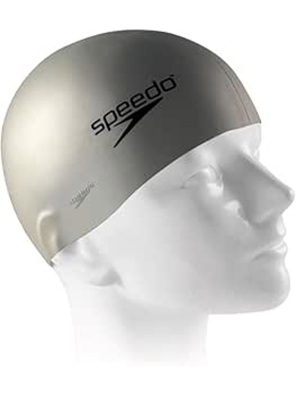 Touca De Natação Speedo Flat Swim Cinza