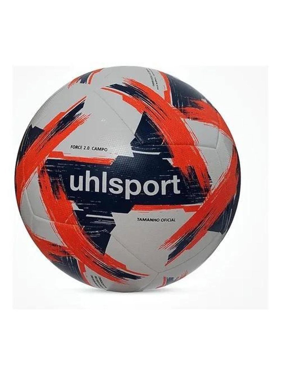 Bola Campo Uhlsport Force 2.0 Branco Azul Vermelho