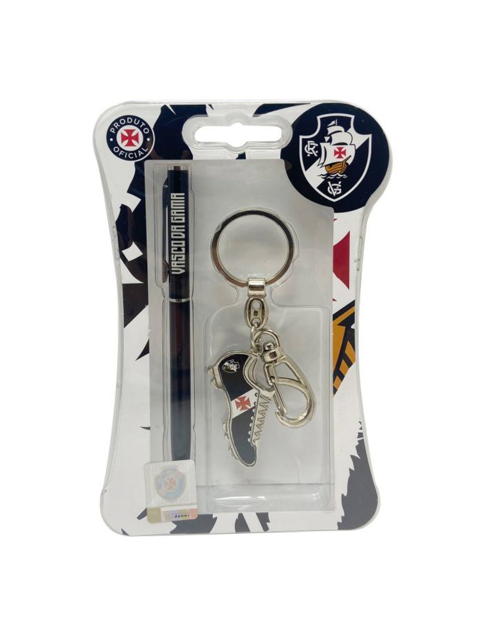 Kit Vasco Caneta E Chaveiro No Blister Tatuape