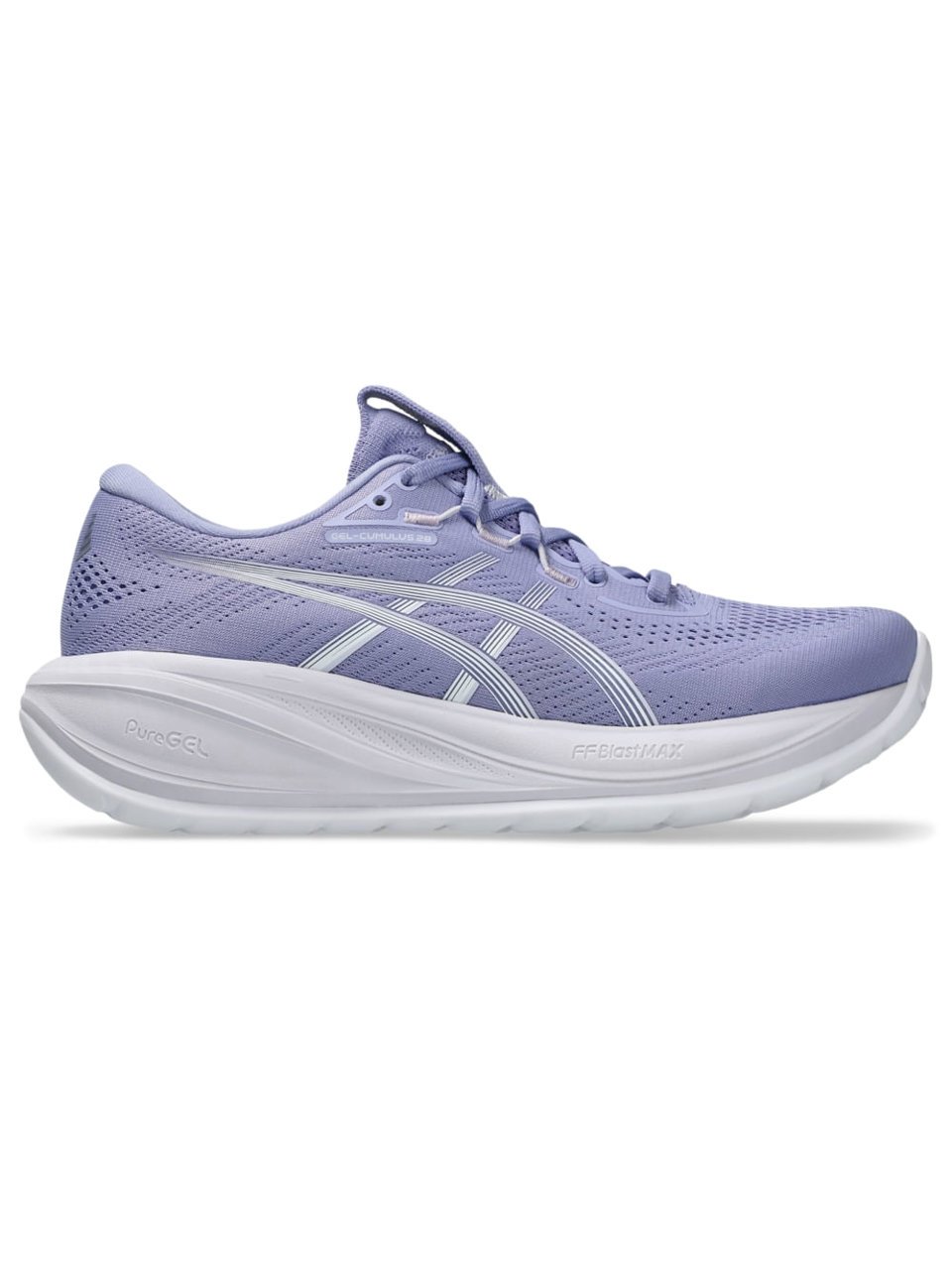Tênis de Corrida Asics Gel-Cumulus 28 Roxo Branco Feminino