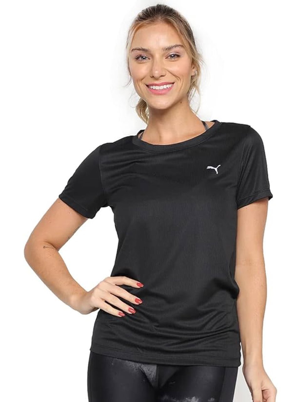 Camisa Puma Performace Feminina Preto