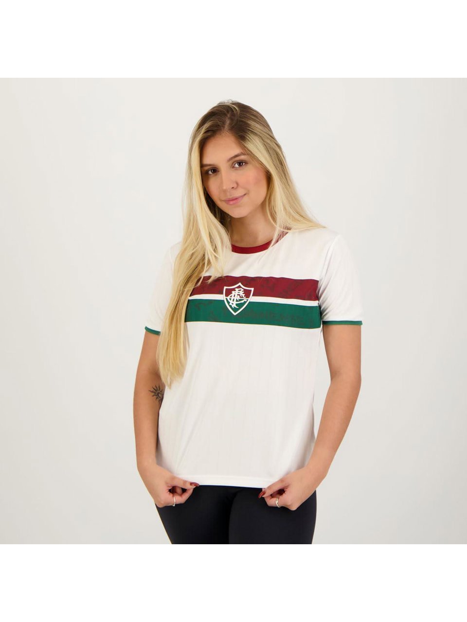 Camisa Fluminense Stencil Braziline Feminina
