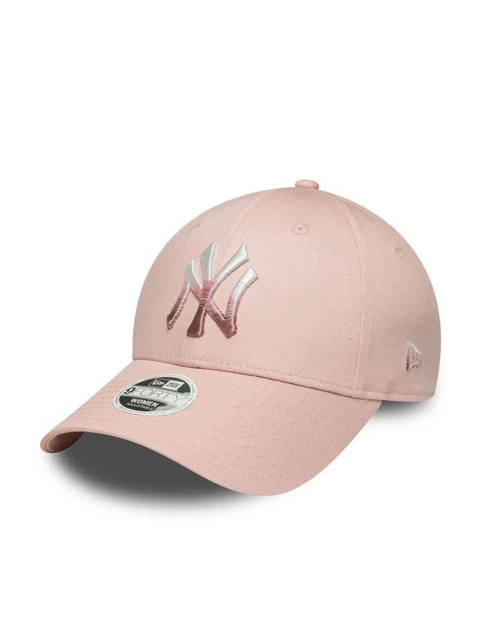 Boné New Era Mlb Ny Yankess Metallic 940 Feminino Rosa
