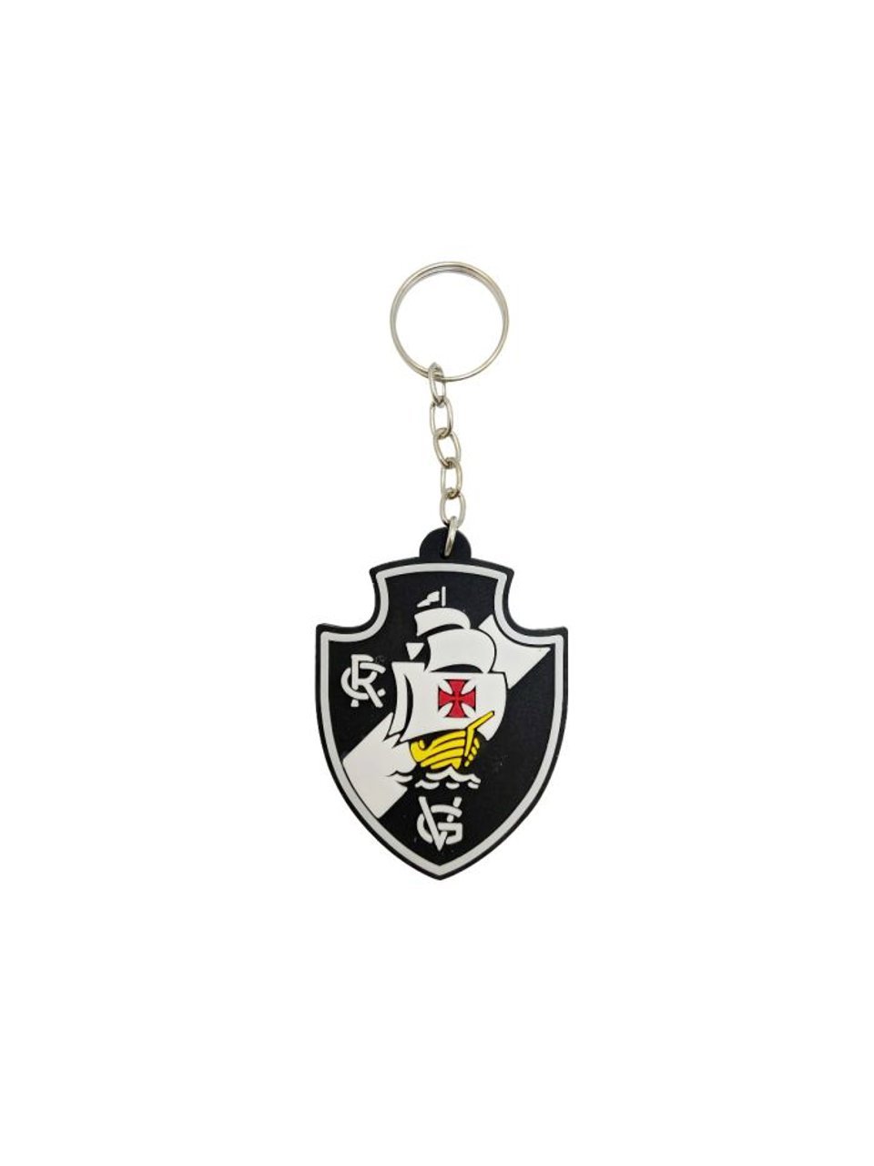 Chaveiro Vasco Escudo Borracha