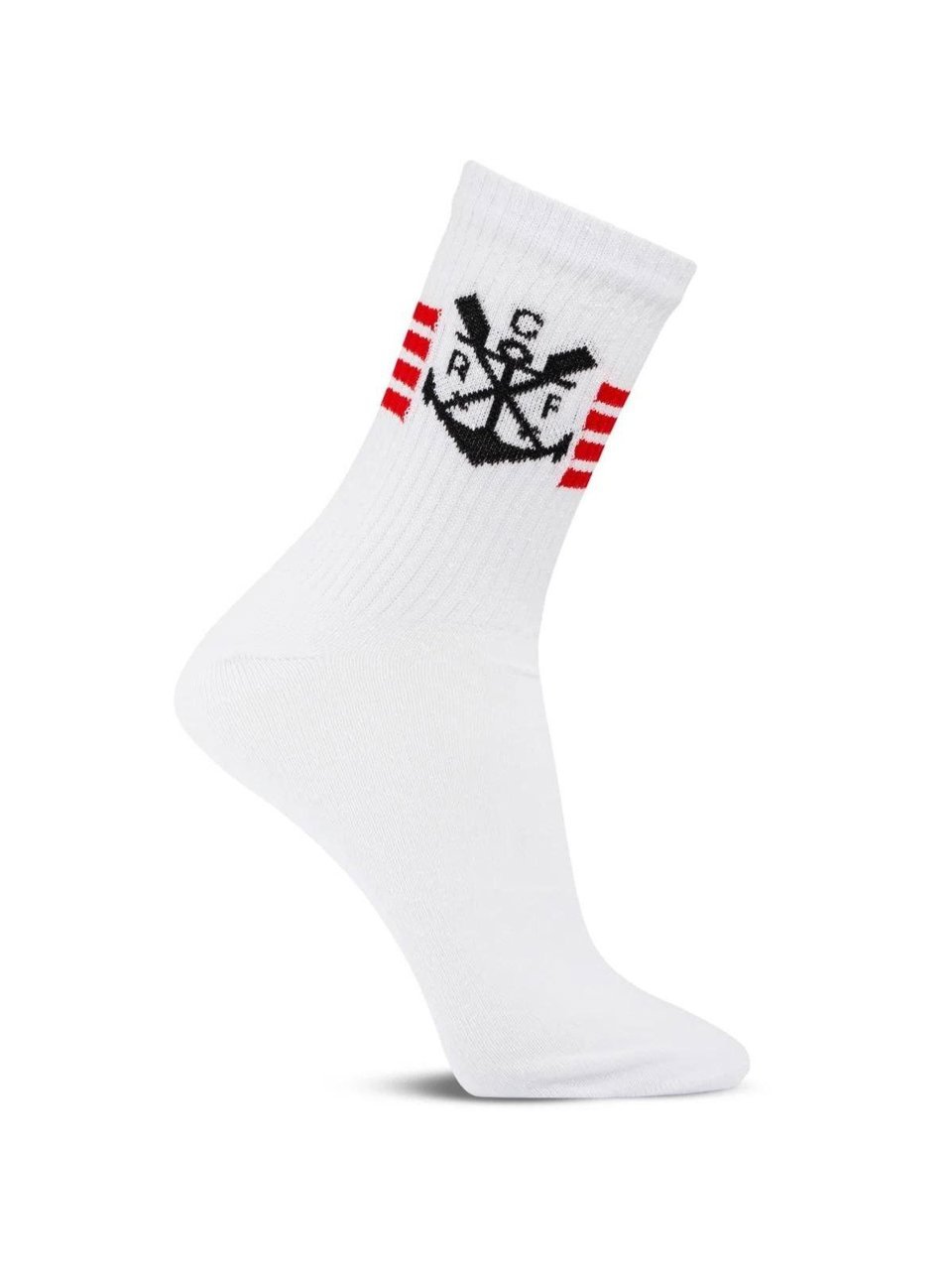 Meia Flamengo Rikam Esporte Fino Branco 38 A 43