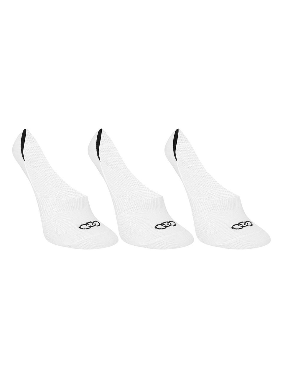 Kit 3 Meias Olympikus Ultra Invisivel 39/44  Branco