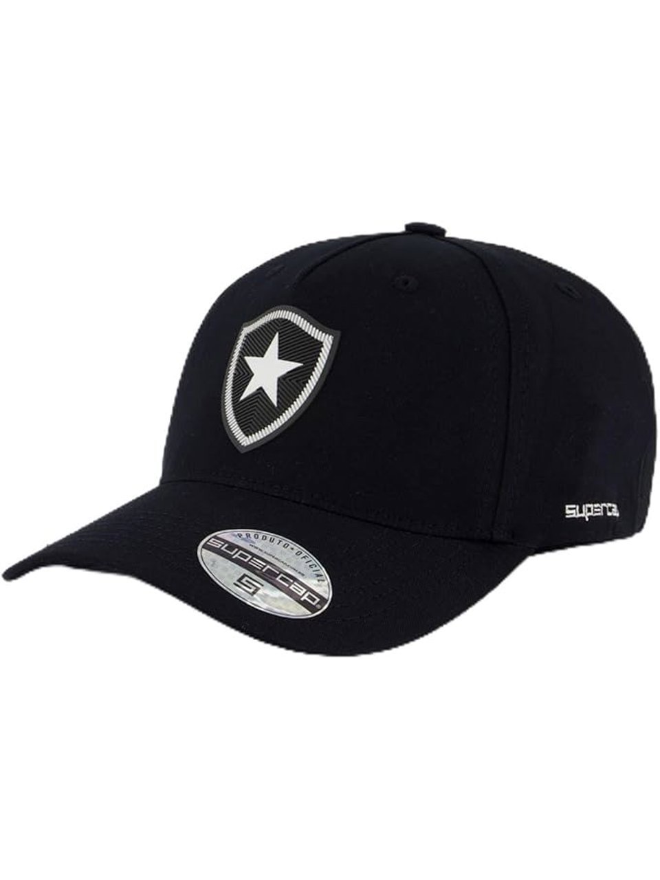 Boné Botafogo Silk Frontal Supercap Preto