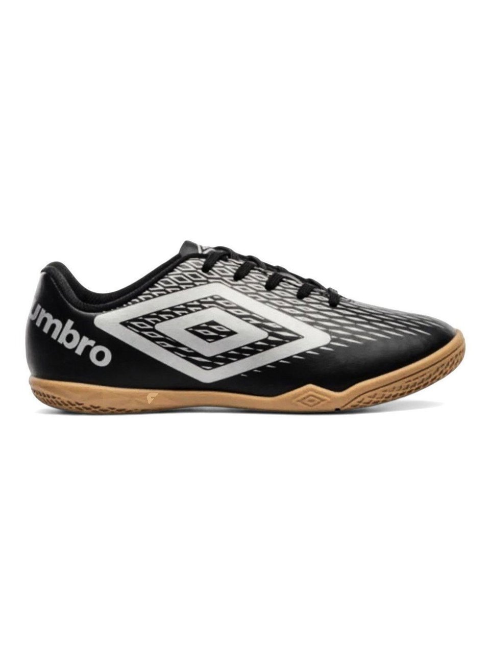 Chuteira Futsal Umbro X Diamond Preto Cinza