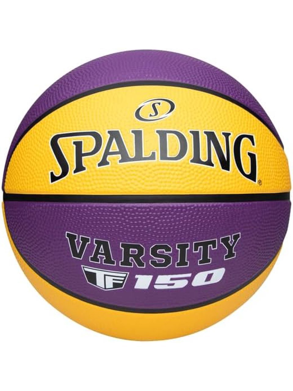 Bola De Basquete Spalding Varsity Tf-150 Roxo Amarelo