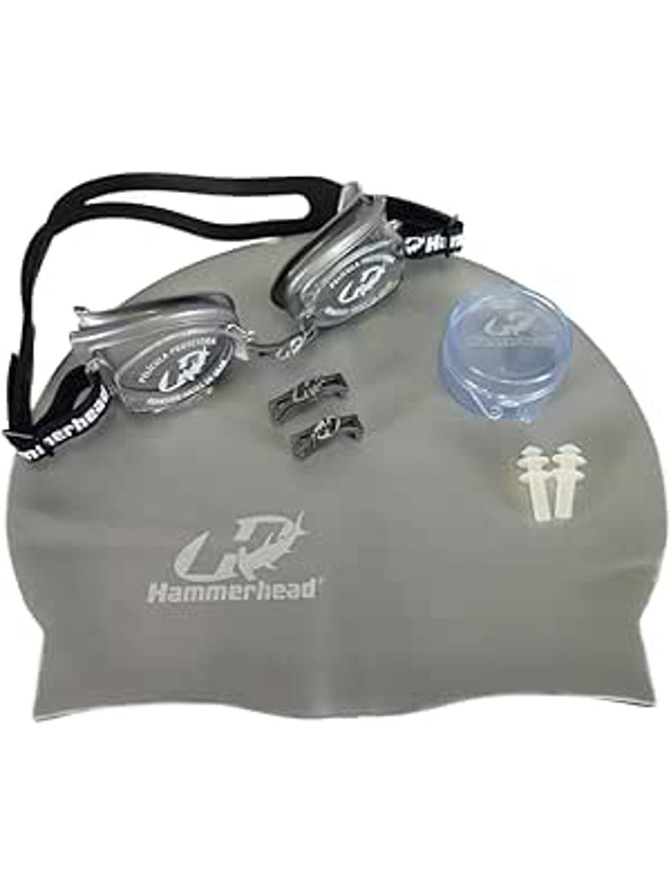 Kit de Natação Hammerhead Fernando Scherer Cristal/Prata