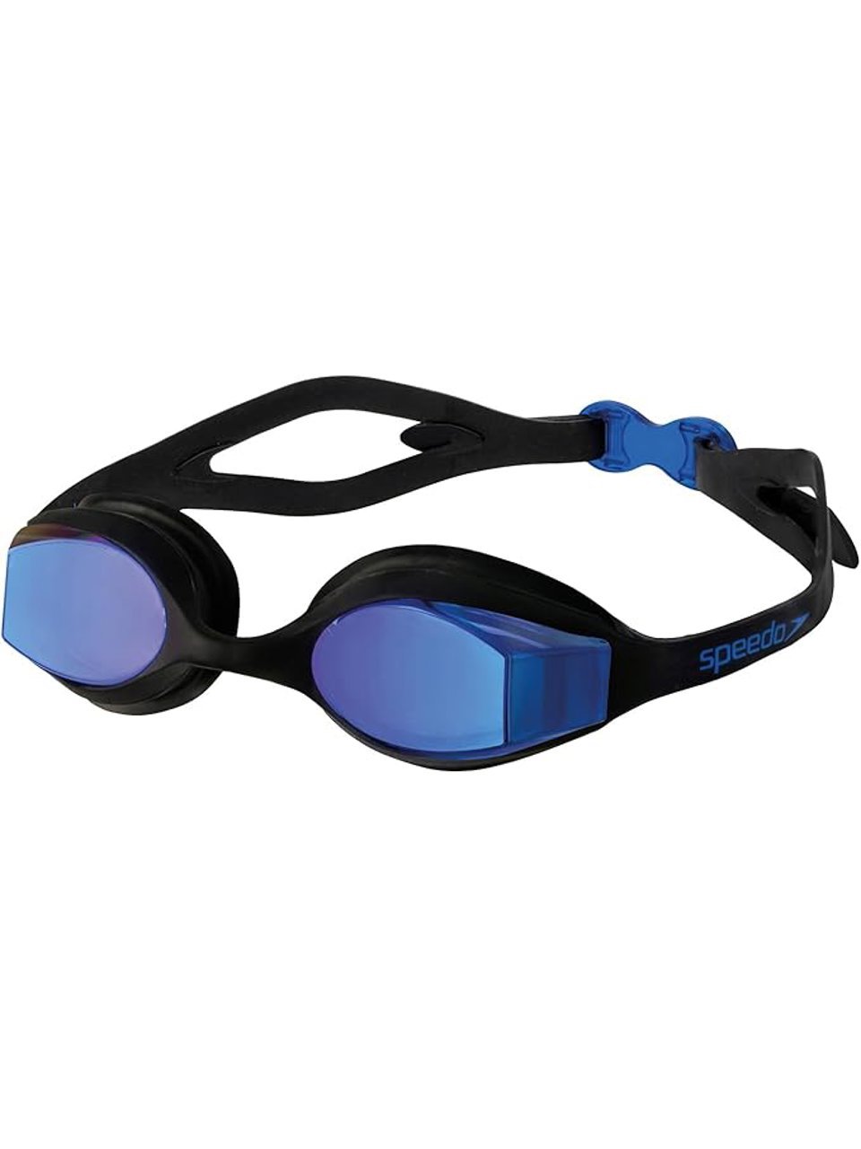 Óculos De Natação Speedo Espelhado Focus Duo Vision Preto Sky