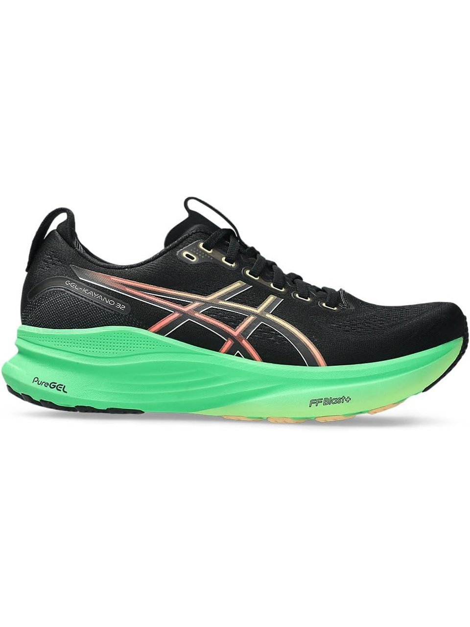 Tênis de Corrida Asics Gel-Kayano 32 Preto Verde