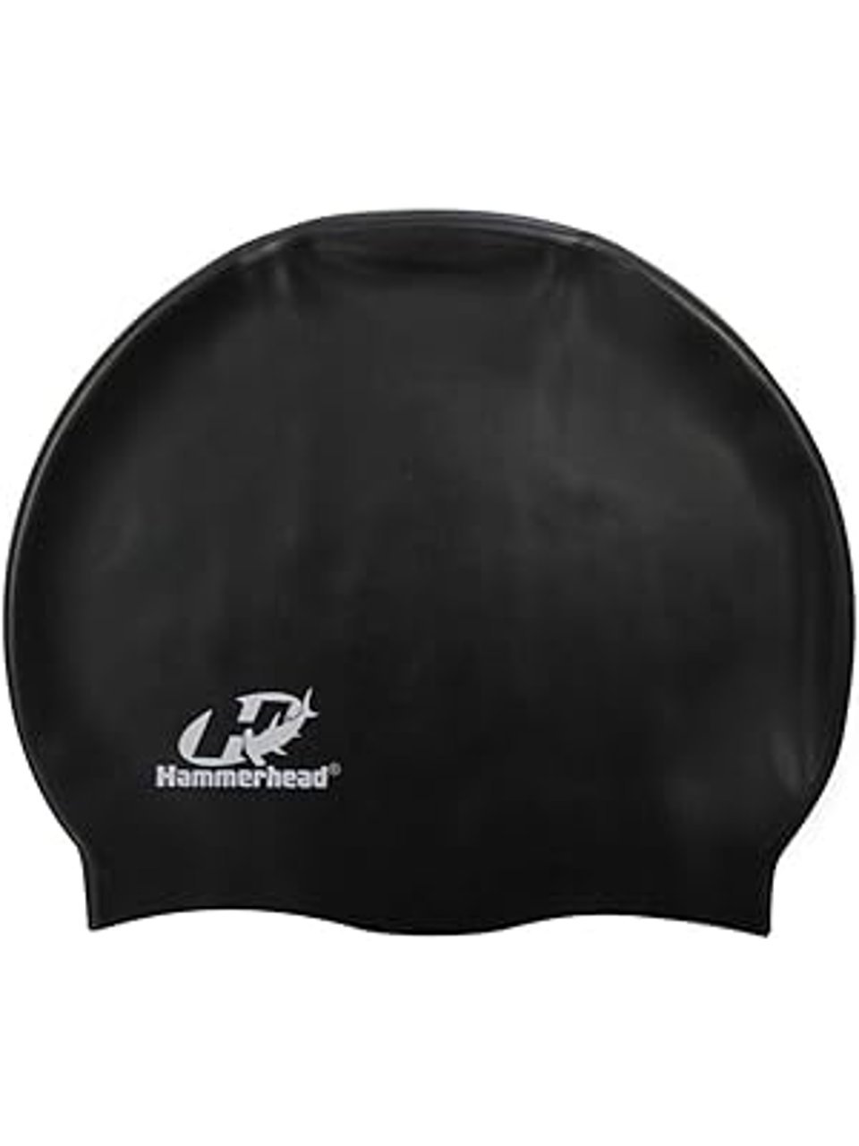 Touca De Natação Hammerhead De Silicone Lisa - Preto