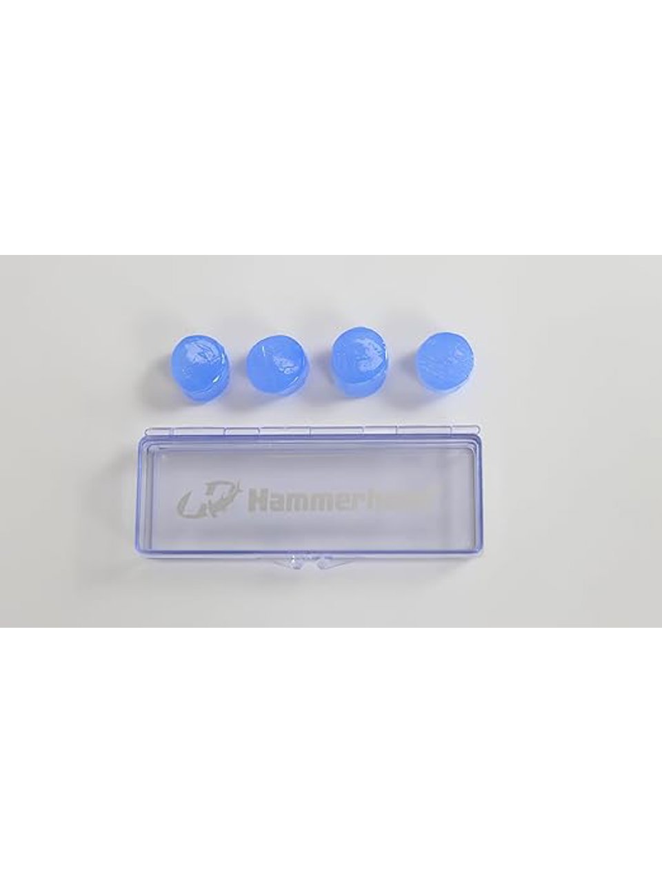 Protetor De Ouvido De Silicone - 4 Peças Hammerhead Azul