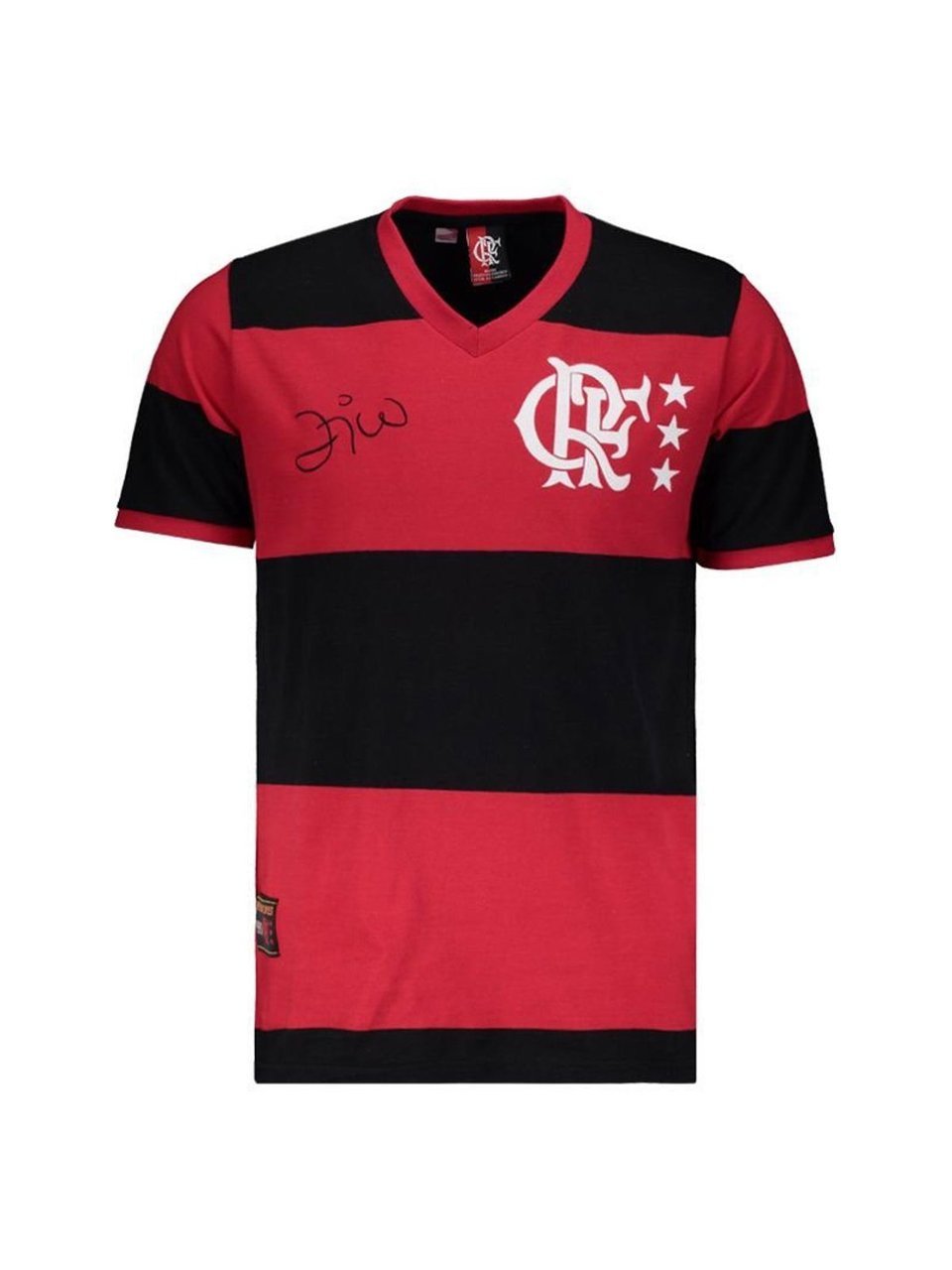 Camisa Flamengo Lib 81 Zico Braziline