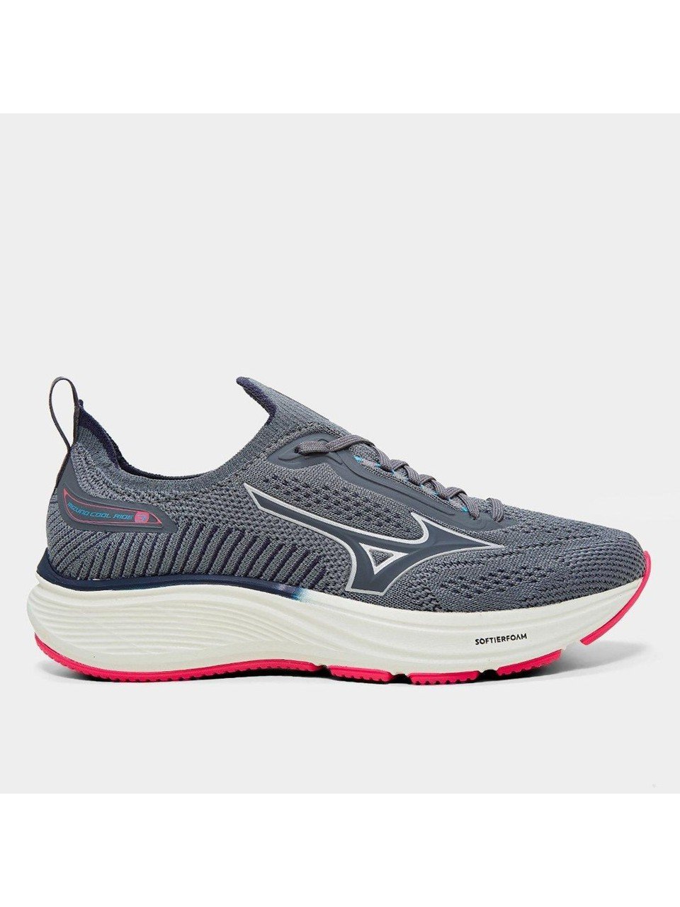 Tênis Mizuno Cool Ride 3 Chumbo Feminino