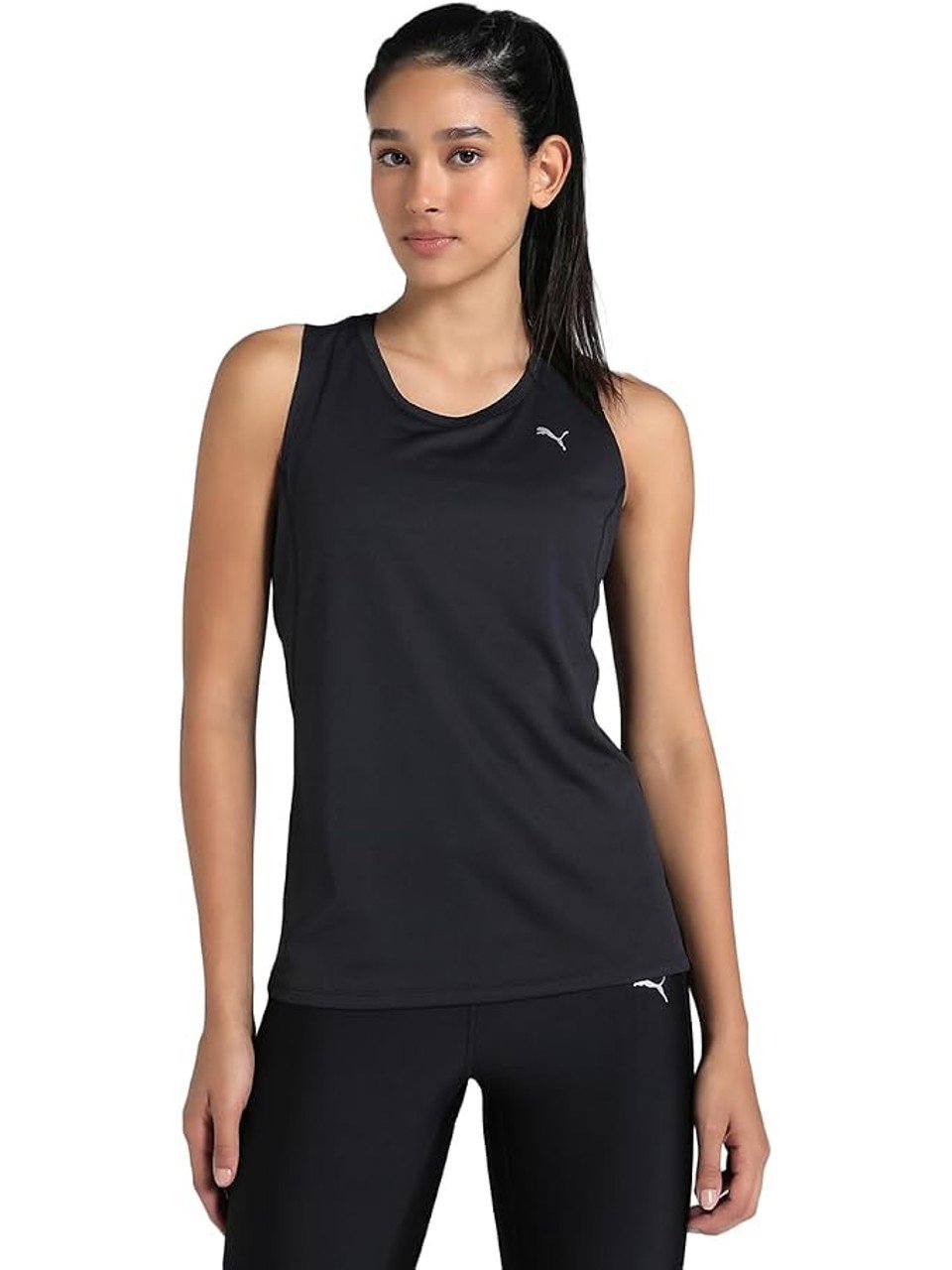 Regata Puma Velocity Tank Poly Preto Feminina