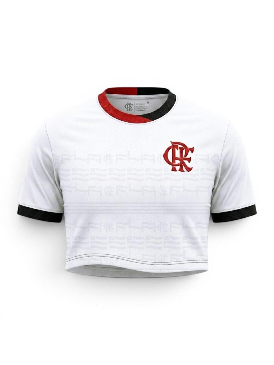 Cropped Flamengo Away Betal Branco Feminino