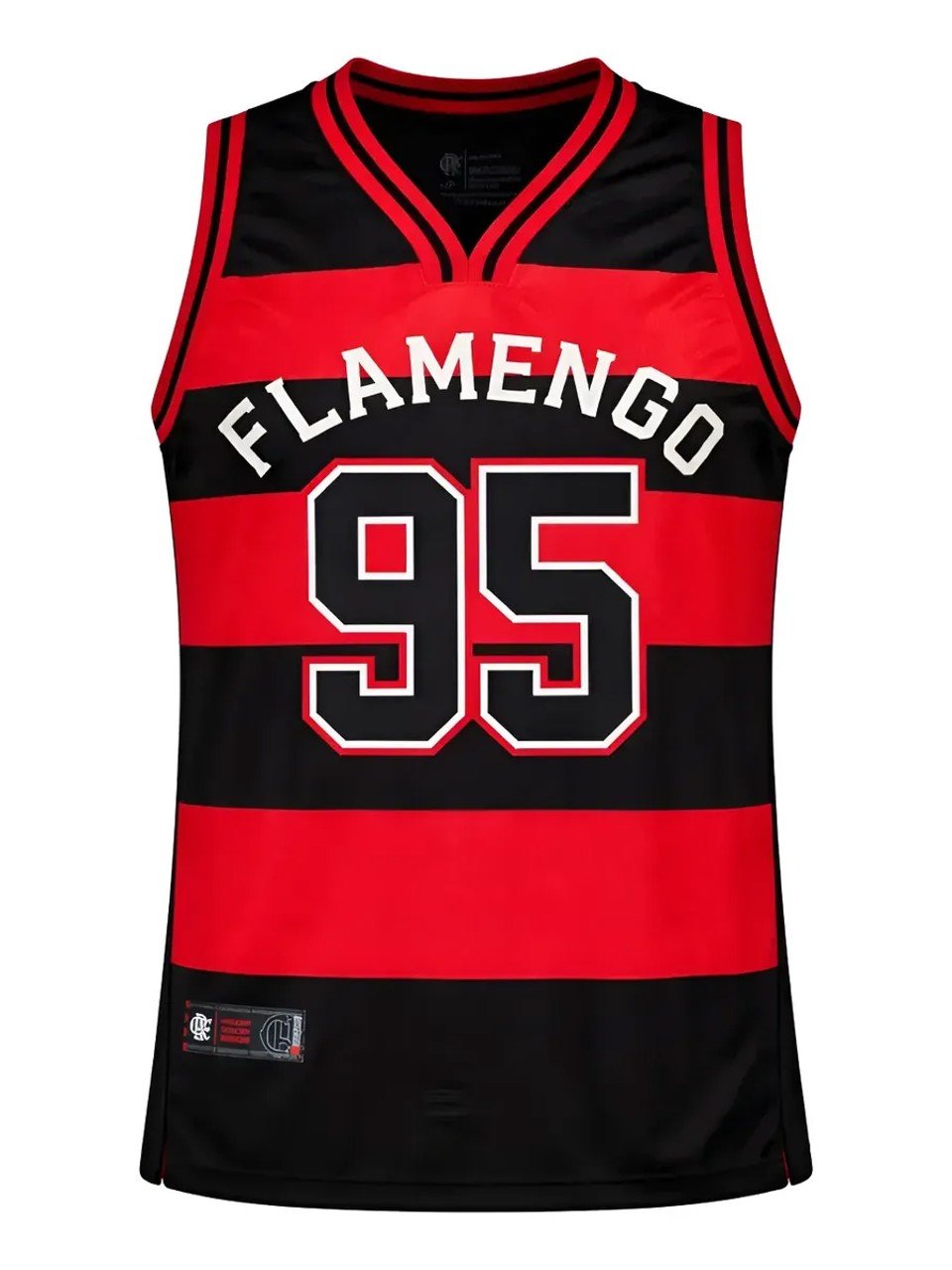 Regata Flamengo Basquete Betel Vermelho Preto