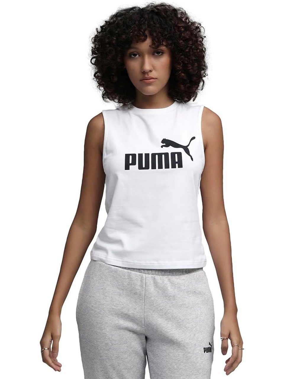 Regata Puma Ess Slim Tank Branca Feminino