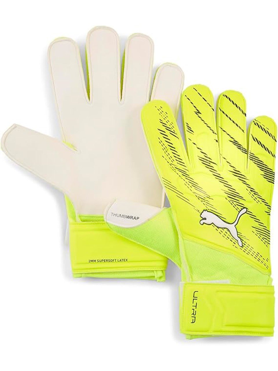 Luva Futebol De Campo Puma Ultra Play Rc Lima/Branco Adulto