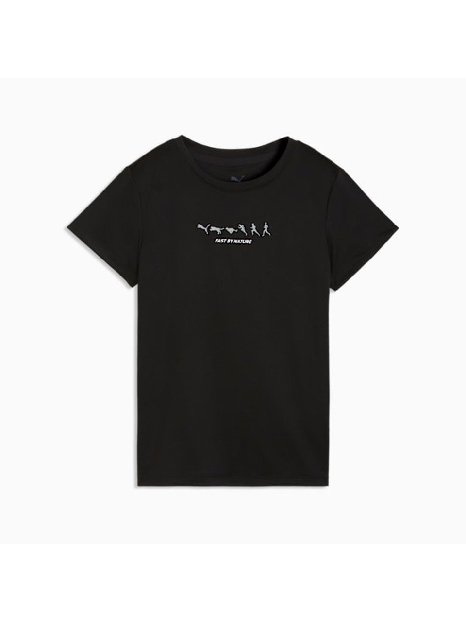 Camisa Puma De Corrida Run Slogan Graphic Tee Preto