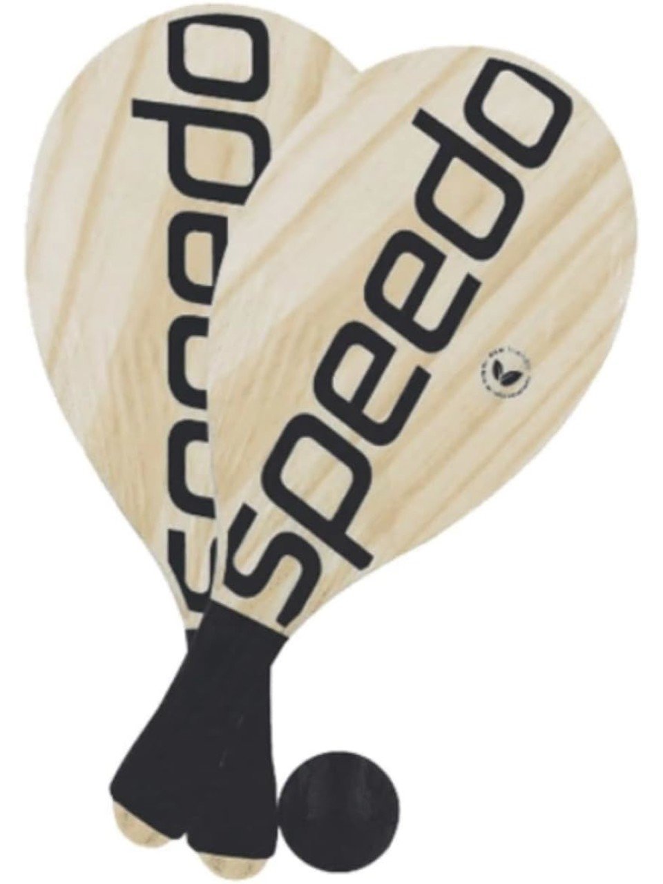 Kit Speedo 2 Raquetes E 1 Bola Frescobol Preto